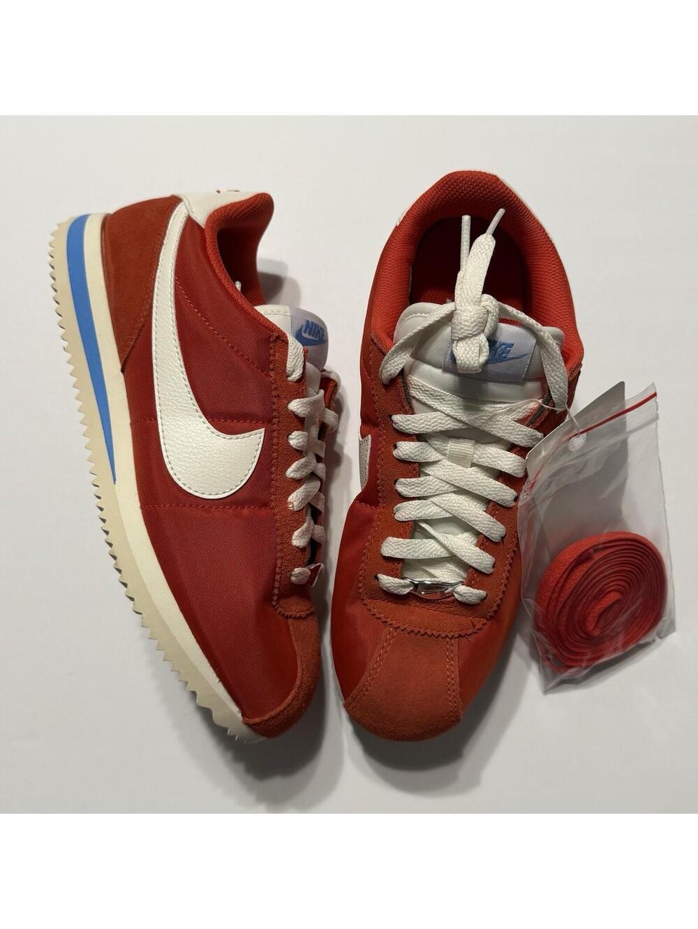 Nike Cortez Picante Red White Lace Up Shoes Sneakers DZ2795-601 Women 7.5